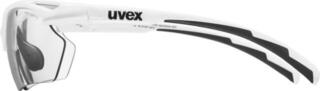 Cycling Glasses UVEX Sportstyle 802 V Small White/Smoke Cycling Glasses - 3