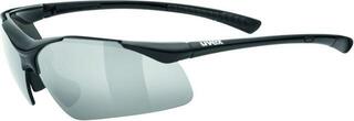 Cycling Glasses UVEX Sportstyle 223 Black/Litemirror Silver Cycling Glasses - 1