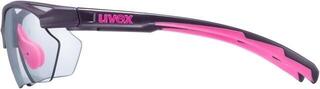 Okulary rowerowe UVEX Sportstyle 802 V Small Purple/Pink/Smoke Okulary rowerowe - 2