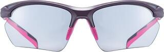 Okulary rowerowe UVEX Sportstyle 802 V Small Purple/Pink/Smoke Okulary rowerowe - 4