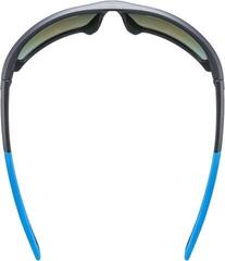 Fahrradbrille UVEX Sportstyle 225 Black/Blue Mat/Mirror Blue Fahrradbrille - 2