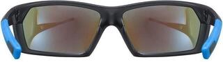 Fahrradbrille UVEX Sportstyle 225 Black/Blue Mat/Mirror Blue Fahrradbrille - 4