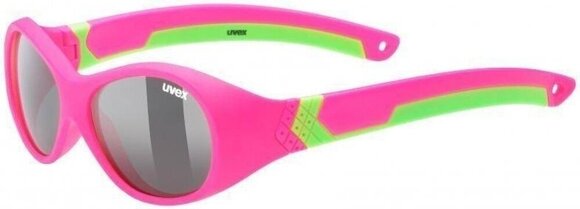 Sport Glasses UVEX Sportstyle 510 Pink Green Mat/Smoke Sport Glasses - 2