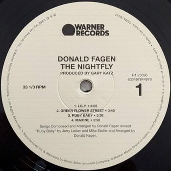 Vinyl Record Donald Fagen - Nightfly (Reissue) (180 g) (LP) - 2