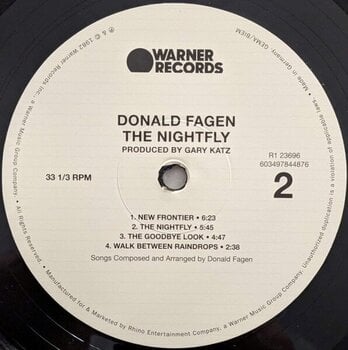Vinyl Record Donald Fagen - Nightfly (Reissue) (180 g) (LP) - 3