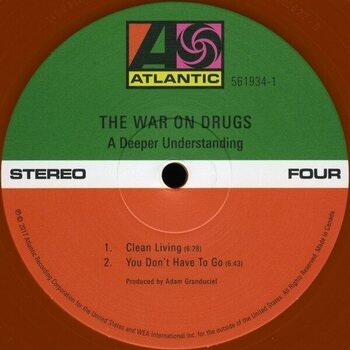 Vinyl Record The War On Drugs - Deeper Understanding (Tangerine Translucent Coloured) (Reissue) (2 LP) - 5