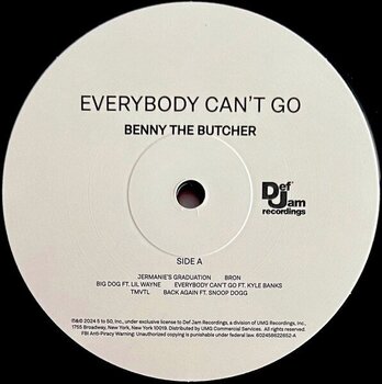 Hanglemez Benny the Butcher - Everybody Can'T Go (LP) - 2