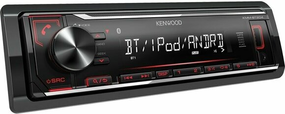 Áudio para automóvel Kenwood KMM-BT204 - 2