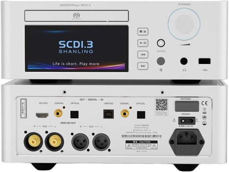 Reproductor de CD Hi-Fi Shanling SCD1.3 Silver Reproductor de CD Hi-Fi - 3