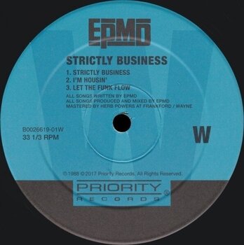 Vinyl Record Epmd - Strictly Business (Reissue) (2 LP) - 2