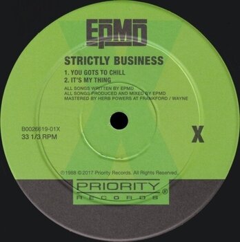 Vinyl Record Epmd - Strictly Business (Reissue) (2 LP) - 3