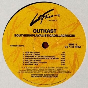 Disque vinyle Outkast - Southernplayalisticadillacmuzik (Reissue) (LP) - 2