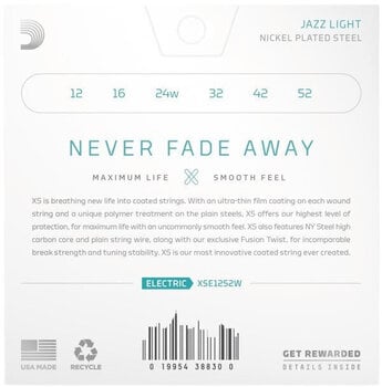 Strune za električno kitaro D'Addario XSE1252W Strune za električno kitaro - 3