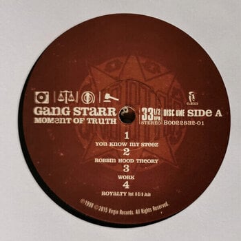 Vinyl Record Gang Starr - Moment Of Truth (Reissue) (3 LP) - 2