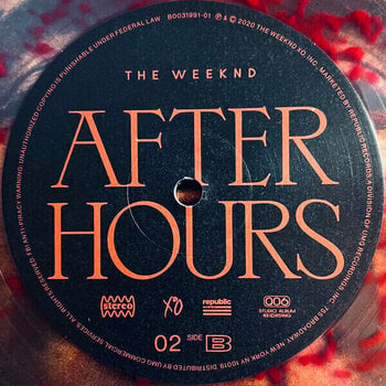 Vinylskiva The Weeknd - After Hours (Limited Edition) (Clear & Blood Splatter) (2 LP) - 5