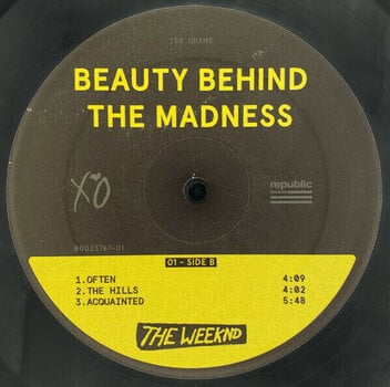 Vinyl Record The Weeknd - Beauty Behind The Madness (2 LP) - 3