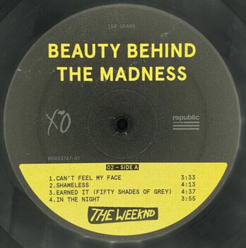 Vinyl Record The Weeknd - Beauty Behind The Madness (2 LP) - 4