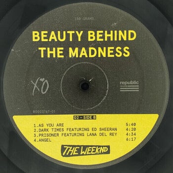 Vinyl Record The Weeknd - Beauty Behind The Madness (2 LP) - 5