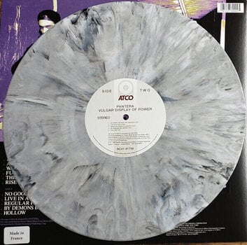 Disco in vinile Pantera - Vulgar Display Of Power (Limited Edition) (White & True Metal Gray Marbled) (LP) - 2