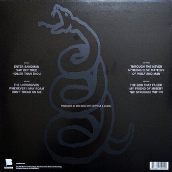 Disque vinyle Metallica - Metallica (Reissue) (Remastered) (180g) (LP) - 4