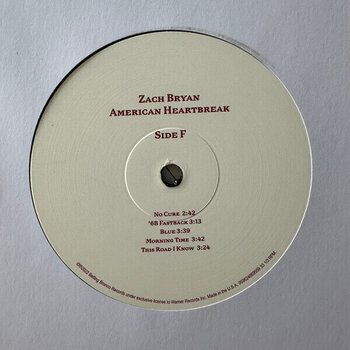 Disque vinyle Zach Bryan - American Heartbreak (3 LP) - 7