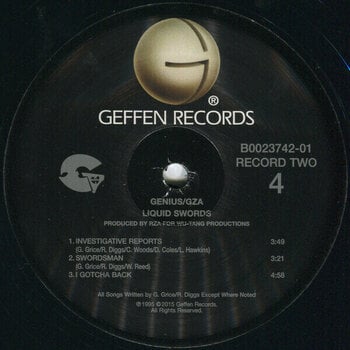 Vinyl Record GZA - Liquid Swords (Reissue) (2 LP) - 5