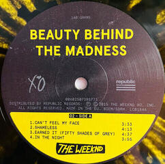 Disc de vinil The Weeknd - Beauty Behind The Madness (Anniversary Edition) (Yellow Translucent w/ Black Splatter Coloured) (2 LP) - 4