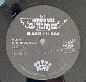 Vinyl Record Hermanos Gutierrez - El Bueno Y El Malo (LP) - 3