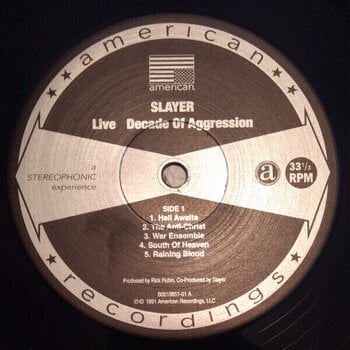 Vinyl Record Slayer - Decade Of Aggression (Live) (Reissue) (180g) (2 LP) - 2