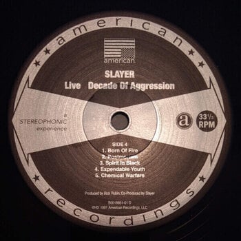 Vinyl Record Slayer - Decade Of Aggression (Live) (Reissue) (180g) (2 LP) - 5