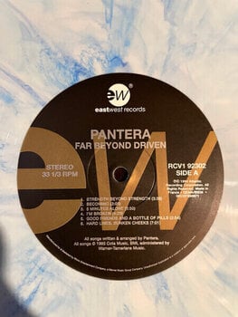 Vinyl Record Pantera - Far Beyond Driven (Reissue) (White & Blue Marbled) (LP) - 4
