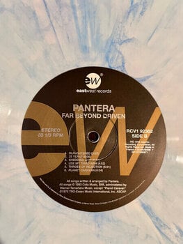 Vinyl Record Pantera - Far Beyond Driven (Reissue) (White & Blue Marbled) (LP) - 5