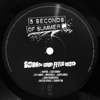 Vinyl Record 5 Seconds Of Summer - Sounds Good Feels Good (LP) - 3