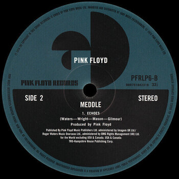Vinyl Record Pink Floyd - Meddle (Reissue) (Remastered) (180g) (LP) - 3