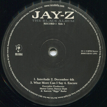 Vinyl Record Jay-Z - The Black Album (Gatefold Sleeve) (LP) - 2