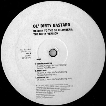 Vinyl Record Ol' Dirty Bastard - Return To The 36 Chambers: The Dirty Version (Remastered) (2 LP) - 2