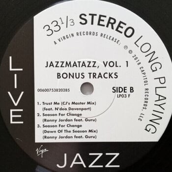Vinyl Record GURU - Jazzmatazz 1 (Deluxe Edition) (Reissue) (3 LP) - 5