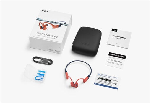 Bone Conduction Headphones Shokz OpenSwim Pro Red Bone Conduction Headphones - 12