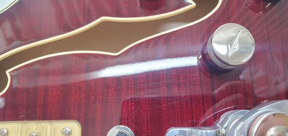 Guitarra semi-acústica Gretsch G6659TFM Players Edition Broadkaster Jr. (Tao bons como novos) - 3
