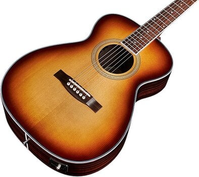 Guitare acoustique-électrique Guild M-260E Deluxe Edge Burst Guitare acoustique-électrique - 5