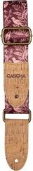 Ukulele Strap Cascha CUS-VC1 Vegan Cork Ukulele Strap Mauve Birds - 2