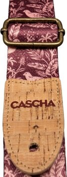 Ukulele Strap Cascha CUS-VC1 Vegan Cork Ukulele Strap Mauve Birds - 4