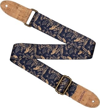 Ukulele Strap Cascha CUS-VC2 Vegan Cork Ukulele Strap Midnight Birds - 2