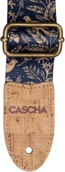 Ukulele Strap Cascha CUS-VC2 Vegan Cork Ukulele Strap Midnight Birds - 5