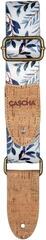 Ukulele Strap Cascha CUS-VC3 Vegan Cork Ukulele Strap Blue Twigs - 2