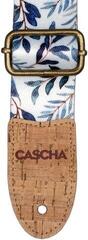 Ukulele Strap Cascha CUS-VC3 Vegan Cork Ukulele Strap Blue Twigs - 4