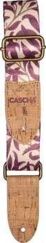 Ukulele Gurt Cascha CUS-VC4 Vegan Cork Ukulele Gurt Mauve Leaves - 3