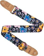 Ukulele Strap Cascha CUS-VC5 Vegan Cork Ukulele Strap Floral Sketch - 1