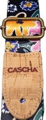 Ukulele Strap Cascha CUS-VC5 Vegan Cork Ukulele Strap Floral Sketch - 3