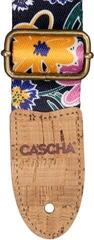 Ukulele Strap Cascha CUS-VC5 Vegan Cork Ukulele Strap Floral Sketch - 4